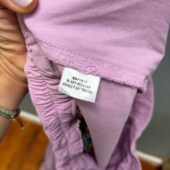 Big Bud Press Double Pleat Trouser Lilac L - Picture 9 of 12